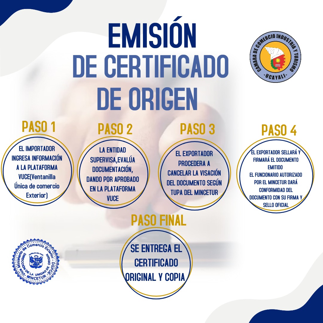Certificado de Origen Información
