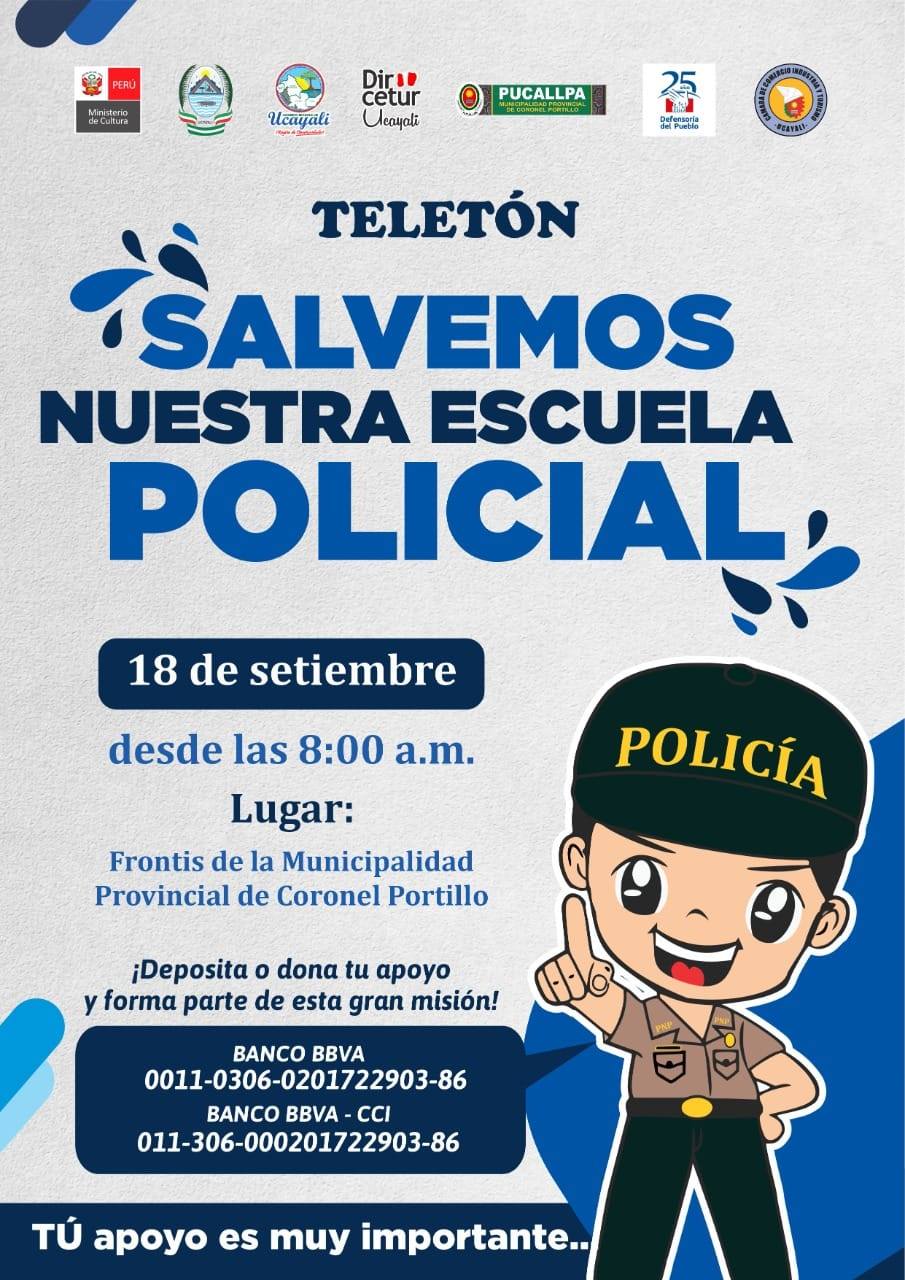 TELETON SALVEMOS NUESTRA ESCUELA POLICIAL